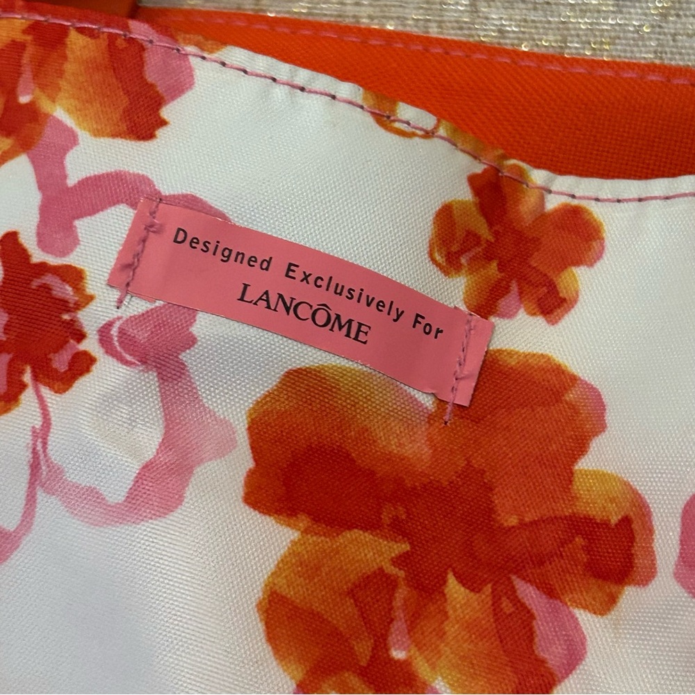 Lancôme Reversible Canvas Floral Tote Bag - Picture 3 of 10